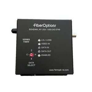 Fiber Options 730DV Video/Data Fiber Converter S730DV-EST1 Tested